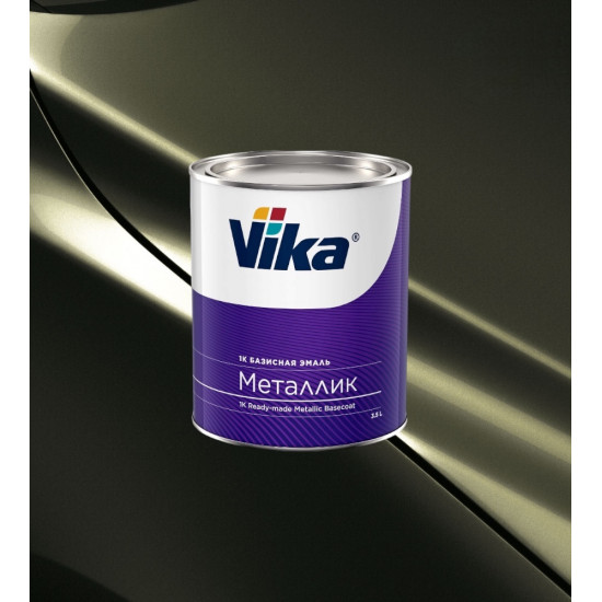 Автоэмаль"Vika" Золото инков 347 (pearl) 0,9кг