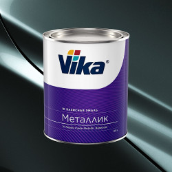 Автоэмаль"Vika" Изумруд 385 металлик 0,9кг
