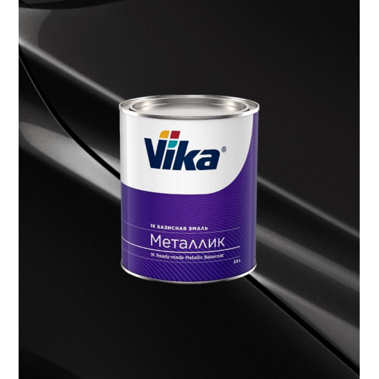 Автоэмаль"Vika" Пантера 672  металлик 0,9кг