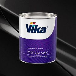 Автоэмаль"Vika" Черный ГАЗ металлик 0,9кг