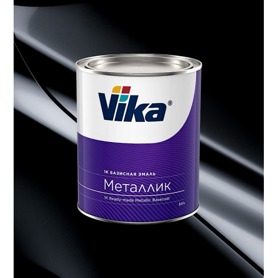 Автоэмаль"Vika" Ford Panther Black (2851) металлик 0,9кг