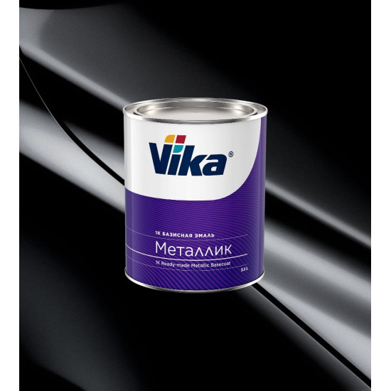 Автоэмаль"VIKA" MERCEDES Obsidianschwarz 197 металик 0,9кг