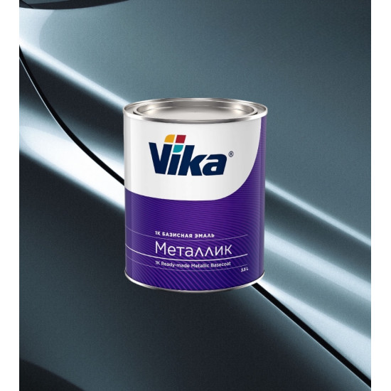 Автоэмаль"Vika" RENAULT Blue Mineral (RNF) металлик 0,9кг