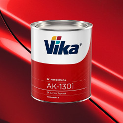 Автоэмаль Акриловая «Vika» АК-1301 2К, 850г, Красная 1015