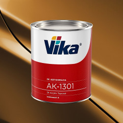 Автоэмаль Акриловая «Vika» АК-1301 2К, 850г, Охра золотистая 208