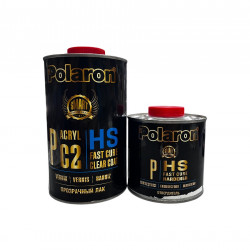 POLARON Лак быстрый HS Fast Cure 1л + отверд. 0,5л HS Fast Cure