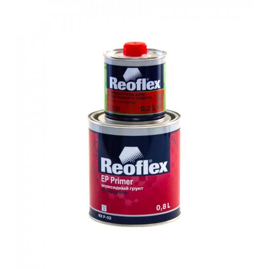 Грунт эпоксидный 2К Reoflex EP Primer 4+1 (0,8л) антикоррозийный КОМПЛЕКТ