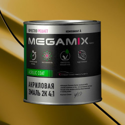 Акриловая эмаль 2К 4:1 MegaMix 840мл Такси 299