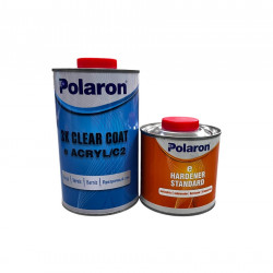 POLARON Лак прозрачный E 1л + отверд. E станд.0,5л