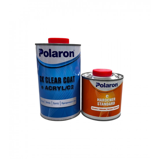 POLARON Лак прозрачный E 1л + отверд. E станд.0,5л