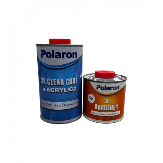 POLARON Лак прозрачный A 1л + отверд. A станд.0,5л
