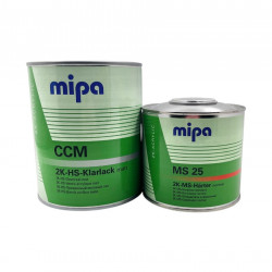 MIPA CCM 2K-HS-Klarlack matt Лак акриловый матовый 1л+отв.MS 25 2K-MS-Harter normal.0,5л