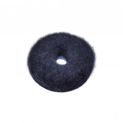 KochChemie Полировальный меховой круг Doodle Wool-Pad, black 80/25/80мм шерсть длинная 15мм Au-33DOB80