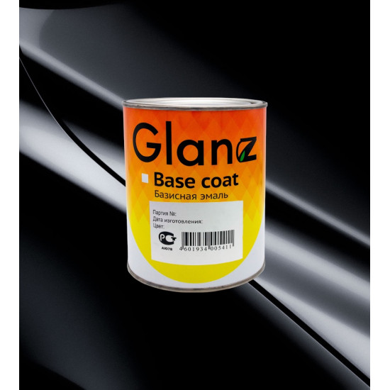Автоэмаль  GLANZ Toyota 202 BS BLACK 1л