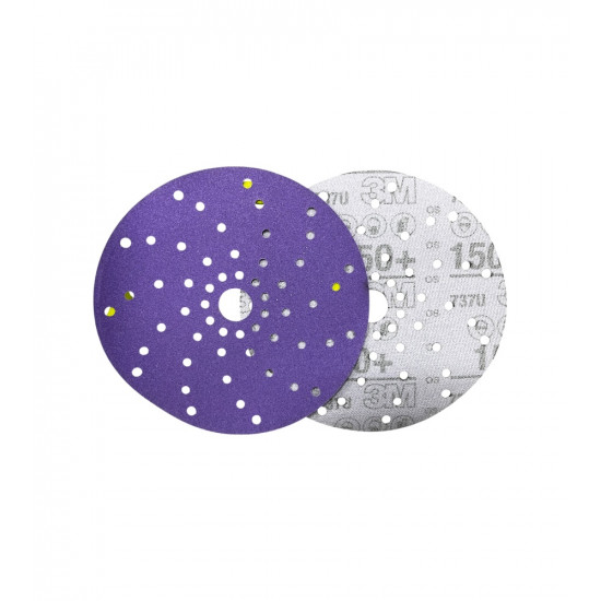 Абразивный круг 3M™ Hookit™ Purple+ Cubitron™ II P150+, 150 мм | 51421 серии 737U