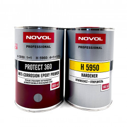 Грунт эпоксидный 2К Novol Protect 360 (0,8л+0,8л) серый КОМПЛЕКТ с отвердителем H5950