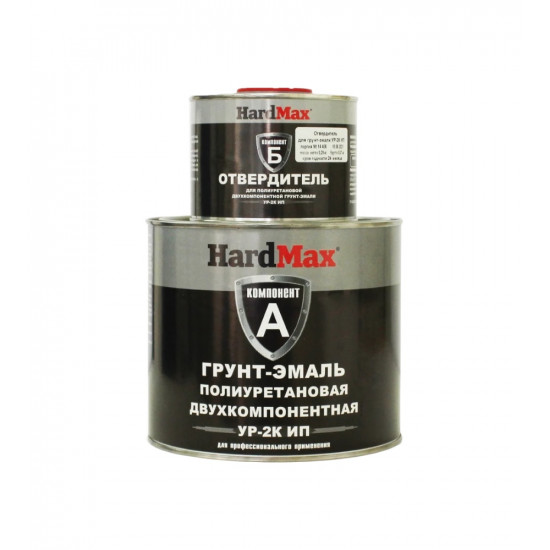 HardMaxPRO Грунт-эмаль УР-2К ИП 222GRANT 2К RAL 8017 Шоколадно-коричн-ый полуглянцевый (комплект с отвердителем 2,19 кг)