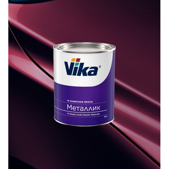 Автоэмаль"Vika" HYUNDAI R01 малина металлик  0,9кг