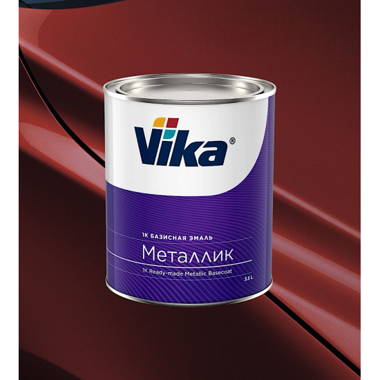 Автоэмаль"Vika" RENAULT ROUGE TOREODOR 21B металлик 0,9кг
