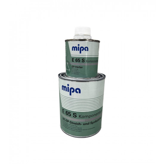 Шпатлевка жидкая эпоксидная Mipa E65 S 5:1 (1.25кг+0.25кг) 2K-EP-Streich- und Spritzfuller КОМПЛЕКТ