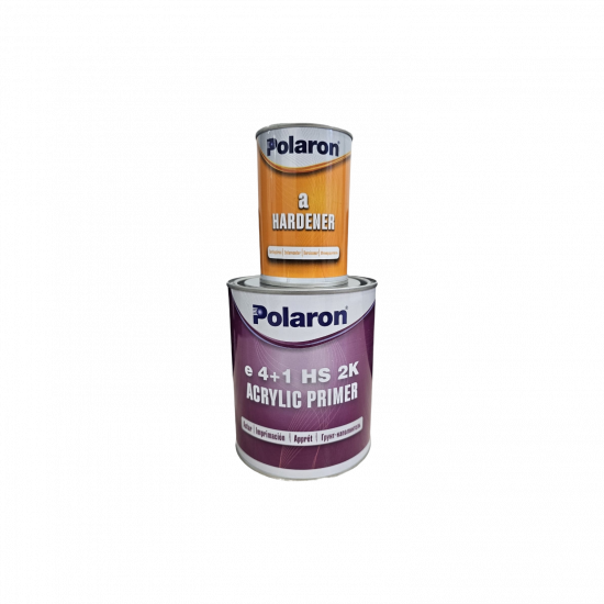 POLARON грунт-наполнитель E4+1 белый, 4л+1л-отвердитель A, YD-EPAC410400
