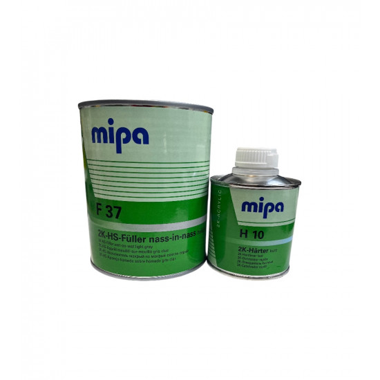 MIPA грунт мокрый по мокромуF 37 2K-HS-Fuller nass-in-nass светло-серыйRAL7047 1,25л(1л+отв.0,25H10) 229510000