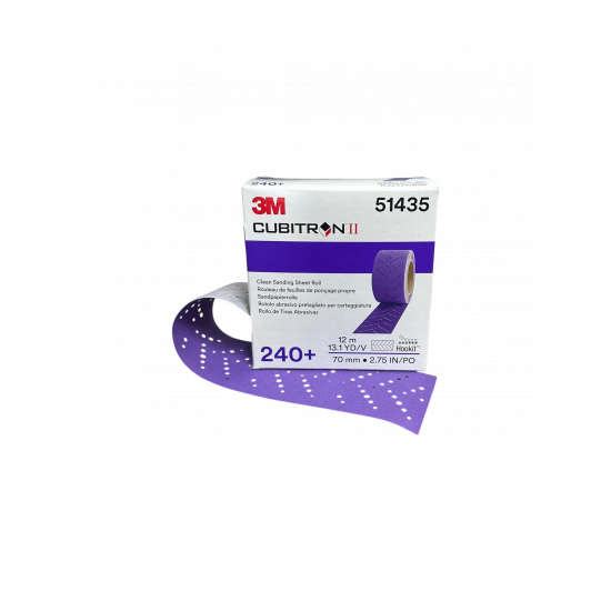 3М HOOKIT  737U Полоса абразивная Purple+, P240 +,70 мм x 396мм, 51435