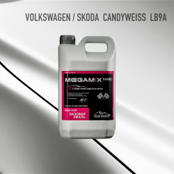 Базовая эмаль MegaMix канистра 2,7кг Volkswagen/Skoda Candyweiss LB9A