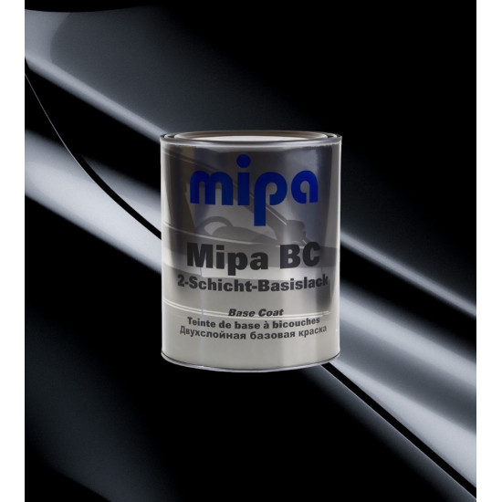 MIPA BC 2-Schicht-Basislack краска базовая HY MZH Phantom Black Met. 1л, 24201HYMZH