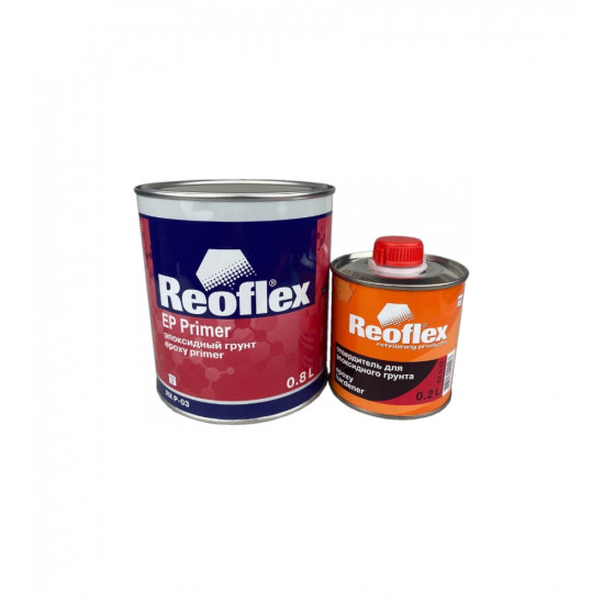 REOFLEX EP PRIMER эпоксидный грунт (0,8л+0,20л) черный, RX P-03/800+RX H-33/200