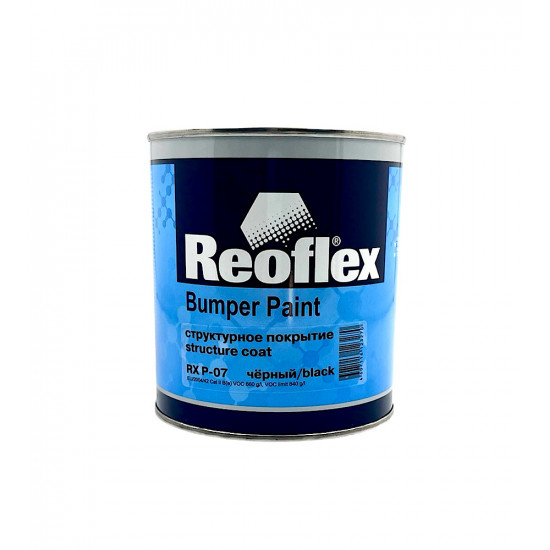 Reoflex Структурное покрытие Structure Cooat RX P-07 черное 0,75л
