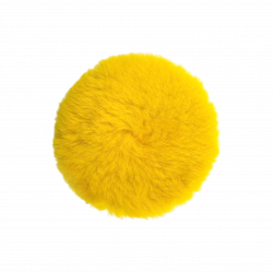 GLOSSWORK Yellow Wool Pad Желтый меховой полировальный круг 150 мм, YWP-150