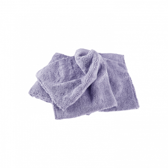 GLOSSWORK Edgeless 383 Microfiber towel 40x40cm, 380gsm, сиреневый, микрофибровое полотенце, GWMF-383