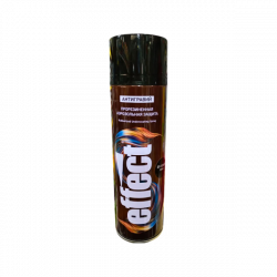 EFFECT Rubberized undercoating spray Антигравий прорезинная антикоррозийная защита (черный) Blac 500мл аэрозоль, EF-10042
