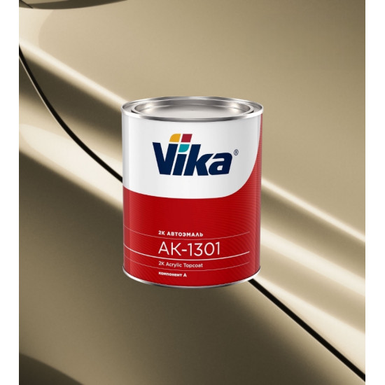 Автоэмаль Акриловая «Vika» АК-1301 2К, 850г, Бледно-бежевая 235