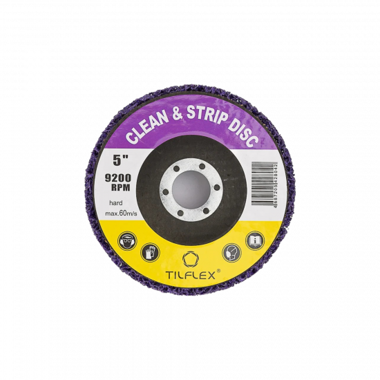 TILFLEX Зачистной коралловый диск на УШМ (Hard)  Coral-Button Wheel (ФИОЛЕТОВЫЙ) 125 mm, TL43