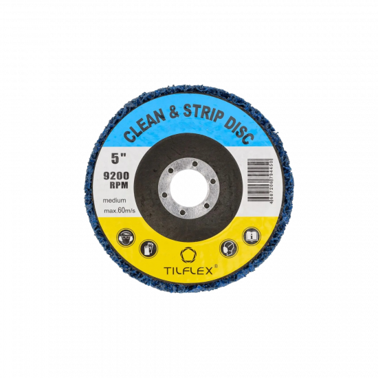 TILFLEX Зачистной коралловый диск на УШМ (Medium)  Coral-Button Wheel (СИНИЙ) 125 mm, TL43M