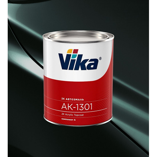 Автоэмаль Акриловая «Vika» АК-1301 2К, 850г, Морская волна