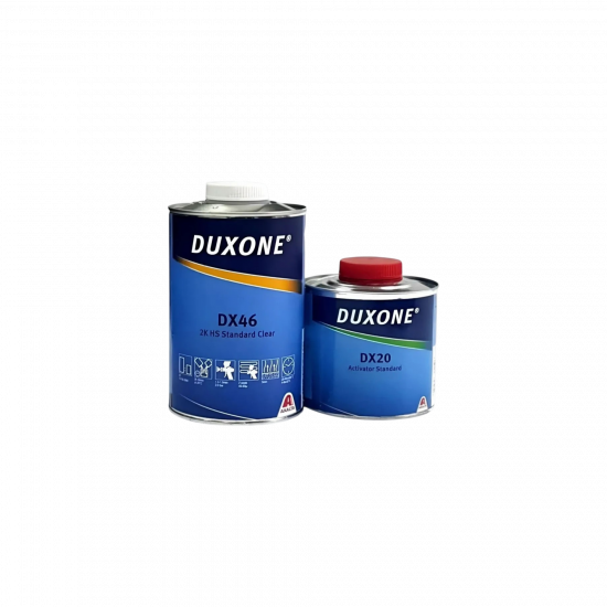 DUXONE 1250072862  DX46 лак HS 1л+отв.стандартный 0,5л DUXONE 1250038159  DX20