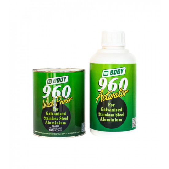 BODY 960 Грунт кислотный  1+1 2К  (1л) с отвердителем (1л) КОМПЛЕКТ