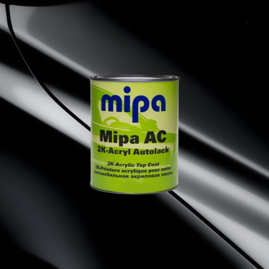 MIPA  AC 2K-Akryl Autolack Акриловая эмаль LADA 601 черная 1 л, 240010601