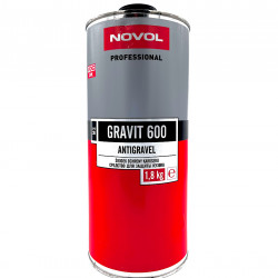 NOVOL GRAVIT 600 Средство для защиты кузова антигравий черный 1,8кг