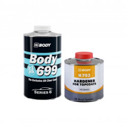 Лак HB BODY PROLINE 699 2:1 HS SR (1л) + Отвердитель BODY H753 (0,5л) КОМПЛЕКТ