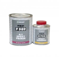 BODY 989 эпоксидный  грунт-наполнитель 2К (1л) с отвердителем (0,25л) КОМПЛЕКТ