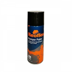 REOFLEX эмаль для бамперов черный аэрозоль 520мл, RX P-11/520