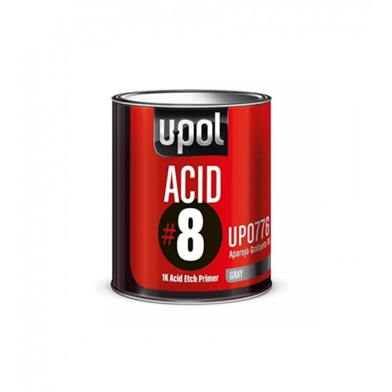 Грунт протравливающий ACID 8 серый 1К U-POL (1л)