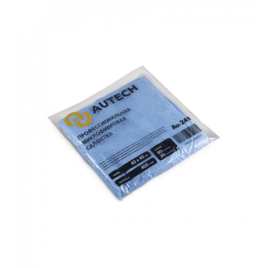 PROFI-MICROFASERTUCH BLAU Микрофибра салфетка 40*40 см, голубая, 400гр Au-241