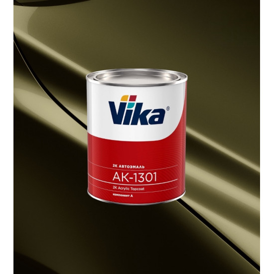 Автоэмаль Акриловая «Vika» АК-1301 2К, 850г, Защитная матовая (303)