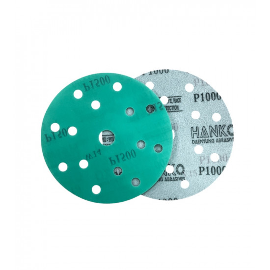 HANKO DC341(LA351) Film Green 150mm  круг абразивный P1000