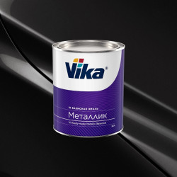 Автоэмаль"Vika" черный 8000 металлик 0,9кг